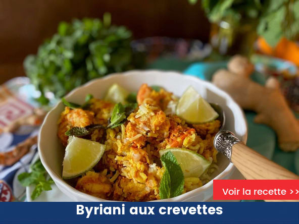 Byriani aux crevettes